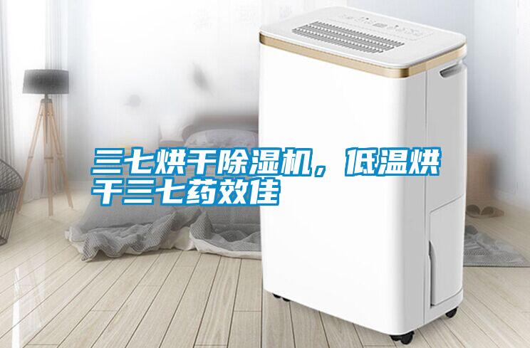 三七烘干除濕機，低溫烘干三七藥效佳