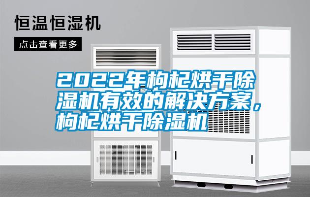 2022年枸杞烘干除濕機有效的解決方案，枸杞烘干除濕機