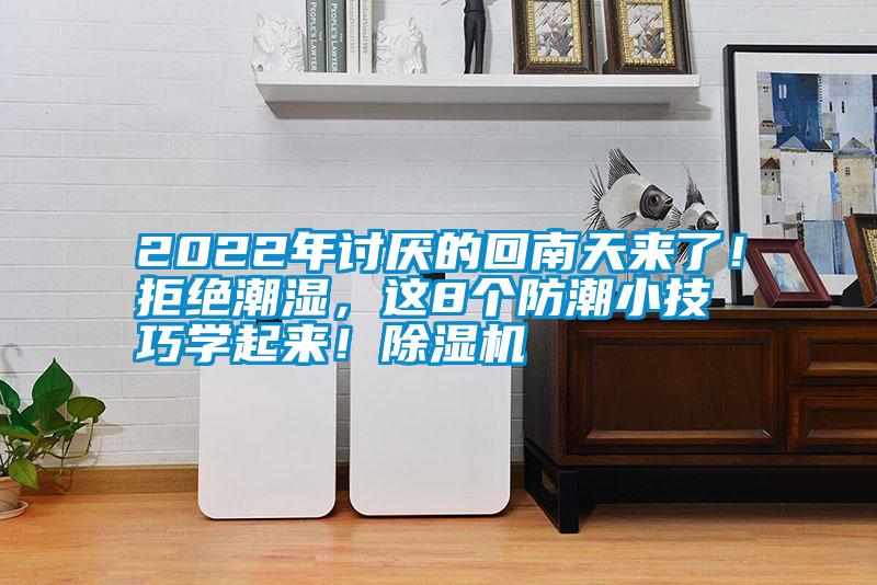 2022年討厭的回南天來了！拒絕潮濕，這8個防潮小技巧學起來！除濕機