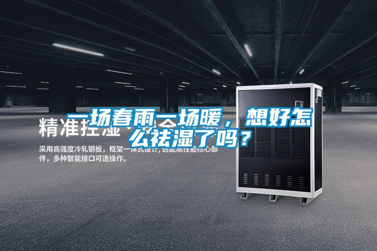 一場春雨一場暖，想好怎么祛濕了嗎？