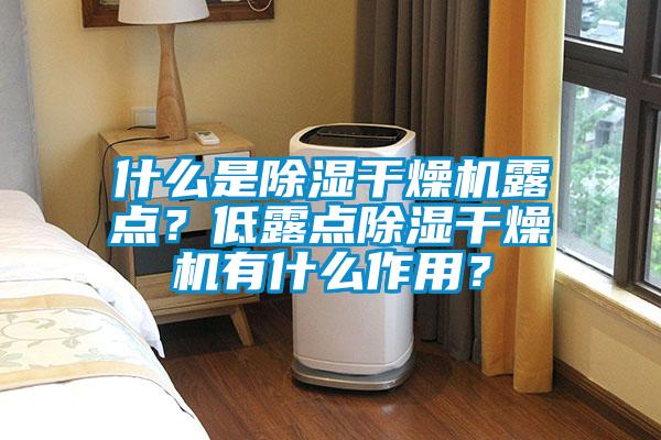 什么是除濕干燥機露點？低露點除濕干燥機有什么作用？