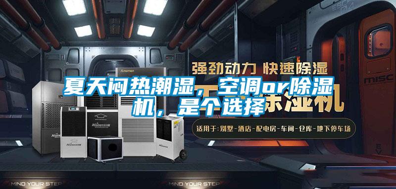 夏天悶熱潮濕,空調or除濕機,是個選擇