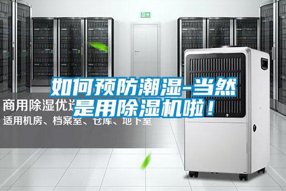 如何預防潮濕-當然是用除濕機啦!