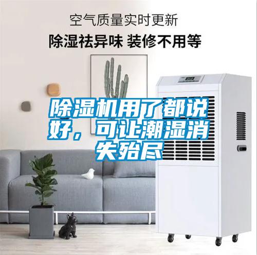 除濕機用了都說好,可讓潮濕消失殆盡