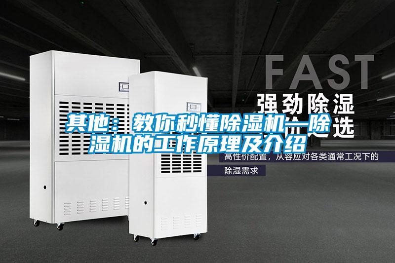 其他:教你秒懂除濕機—除濕機的工作原理及介紹