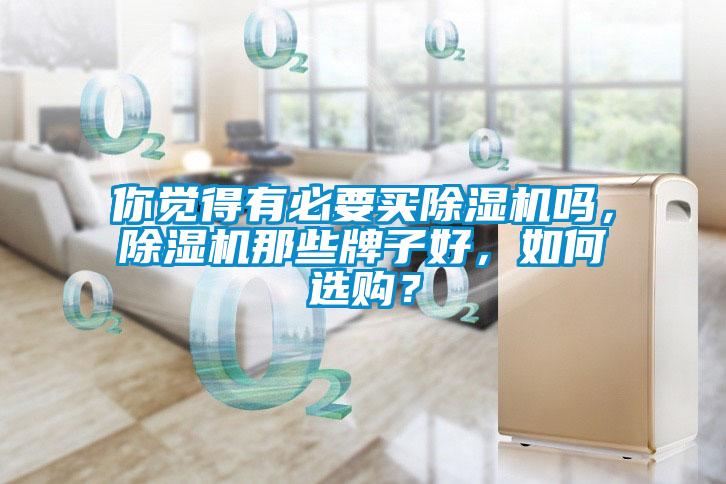 你覺得有必要買除濕機(jī)嗎，除濕機(jī)那些牌子好，如何選購？