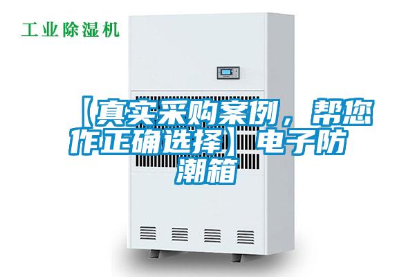 【真實(shí)采購案例,幫您作正確選擇】電子防潮箱