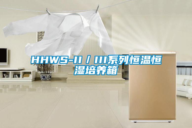 HHWS-II/III系列恒溫恒濕培養箱