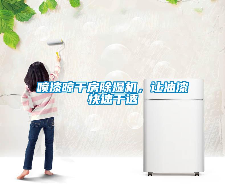 噴漆晾干房除濕機(jī),讓油漆快速干透