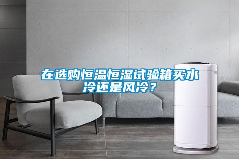 在選購恒溫恒濕試驗(yàn)箱買水冷還是風(fēng)冷？