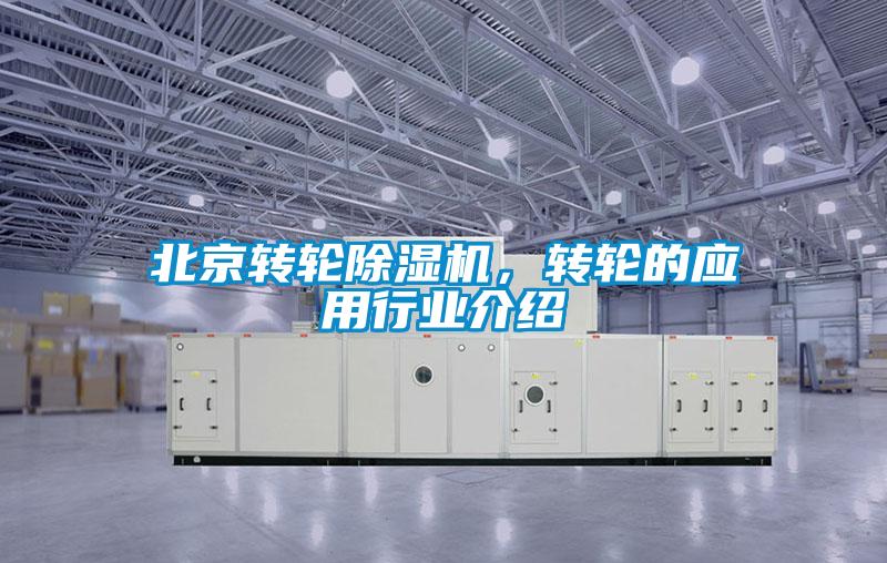 北京轉輪除濕機，轉輪的應用行業介紹