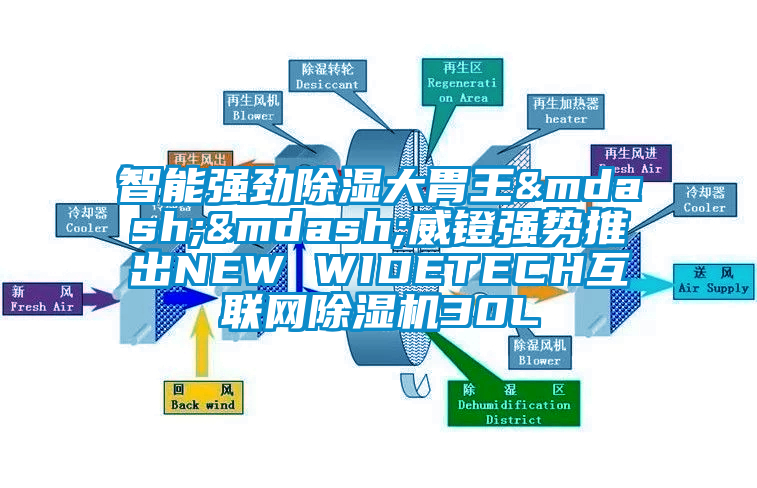 智能強勁除濕大胃王&mdash;&mdash;威鐙強勢推出NEW WIDETECH互聯(lián)網(wǎng)除濕機30L