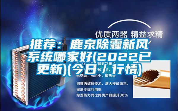 推薦:鹿泉除霾新風系統(tǒng)哪家好(2022已更新)(今日/行情)