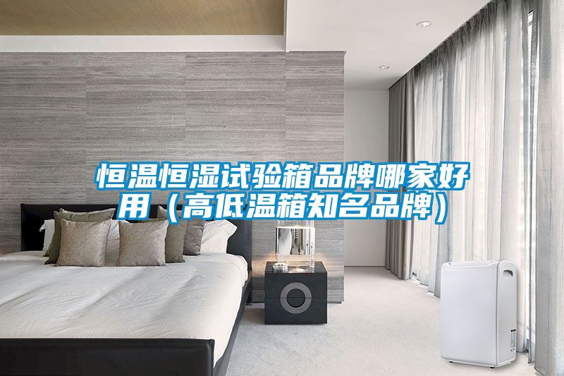 恒溫恒濕試驗箱品牌哪家好用(高低溫箱知名品牌)
