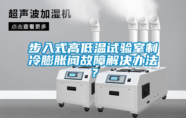 步入式高低溫試驗室制冷膨脹閥故障解決辦法?