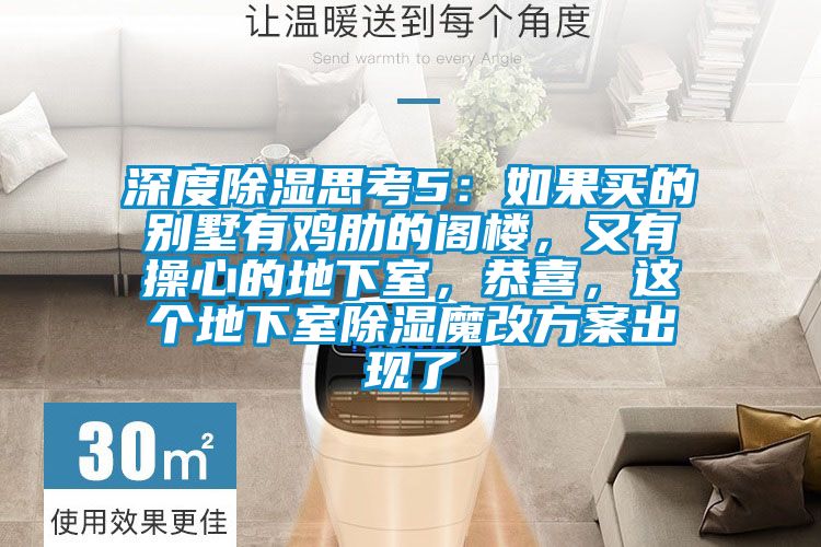 深度除濕思考5:如果買的別墅有雞肋的閣樓,又有操心的地下室,恭喜,這個(gè)地下室除濕魔改方案出現(xiàn)了