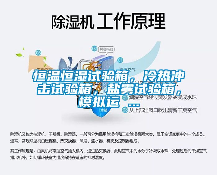 恒溫恒濕試驗箱，冷熱沖擊試驗箱，鹽霧試驗箱，模擬運 ...