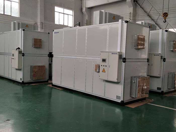 濟南銘威化工鋰電池鈷酸鋰零下40℃露點，三臺全新風轉輪除濕機組